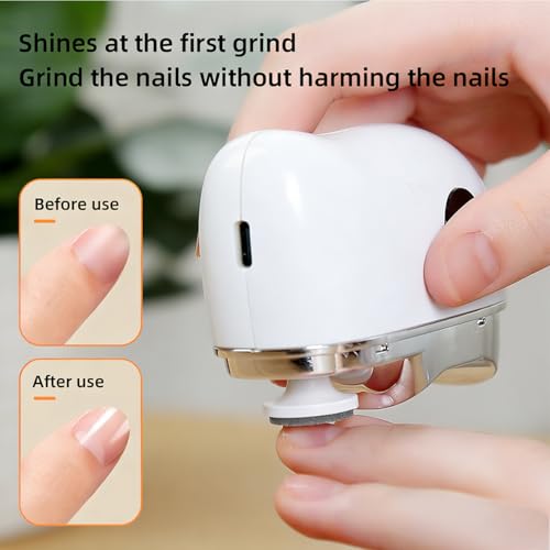 3 in 1 Electric Nail Clippers + Oblique Nail Clippers with Hard Tip LED Nail File Quiet Vibration Reduced Binder Safe for Kids Durable Perfect for Manicure Pedicure Family