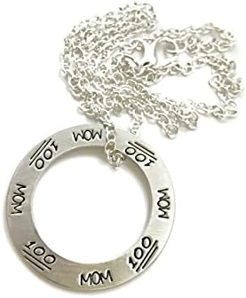 Best Mom Gift - 100 Percent Mom - Perfect Mom - Momlife - Hand Stamped Jewelry - Personalized Jewelry