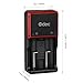 Odec Universal Battery Charger for AA, AAA, AAAA, C, 18650, 26650 Ni-MH Ni-Cd Li-ion rechargeable batteries, 2 Independent Bay