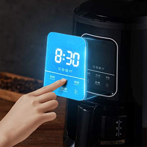 YAeele Bean to Cup Filterkaffeemaschine mit Grinder und Timer 92Cdeg;Fresh-Aroma-Perfect-Glas Permanent… – Bild 6