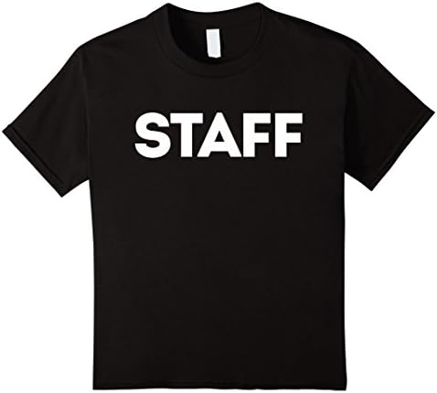 Kids Staff T-Shirt 12 Black