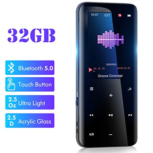 32GB Mp3 Player with Bluetooth 5.0 Aiworth Portable Digital Lossless