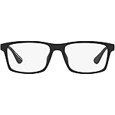 Armani Exchange mens Ax3083u Universal Fit Rectangular Prescription Eyewear Frames