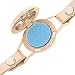 Essential Oil Diffuser Jewelry for Women Aromatherapy Anxiety Bracelet Hypoallergenic 316L Surgical Stainless Steel with Adjustable Genuine Leather 12 Pad Birthday Gift Set (Rose Gold)