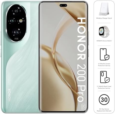 HONOR 200 5G Smartphone - 12 GB RAM, 512 GB Speicher, Dual-SIM, Farbe Ocean Cyan - Mit 3 Jahren Garantie