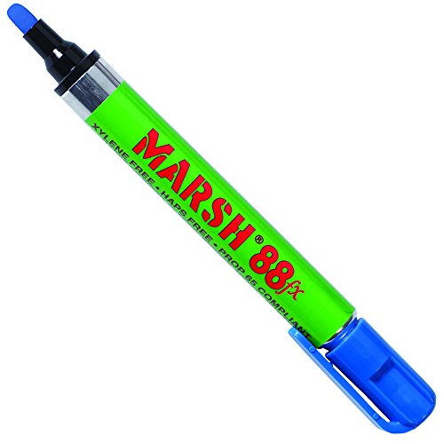 Marsh MK110BE 88fx Metal Paint Markers, Blue (Pack of 12)