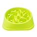 PINJUM Slow Feeder Dog Bowls Fun Interactive Stop Bloat Dog Bowl Pet Non-Slip Drink Water Bowl Square Base Sky Blue