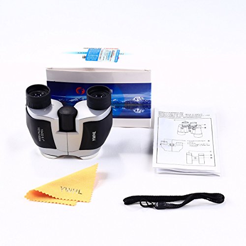 Binoculars for adults and kids 10x22 Binoculars Compact High power Low light night Vision use for outdoor birding travelling hunting etc - Thumbnail 6