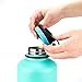 45 Degree Latitude Beer Growler, Enjoy Your Favorite Craft Beer Or IPA From The Comfort Of Your Own Home, Stainless Steel Growler 64 oz - Celeste Green