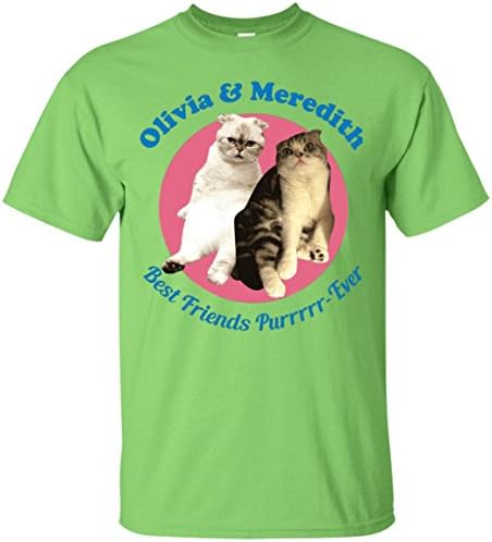 Original Olivia & Meredith Best Friends Pur Ever Swift Friends Cats T-Shirt