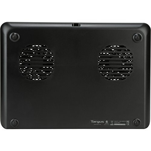 Targus Dual Fan Chill Mat, 13.5 x 9.25 x 1 Inches, Black (AWE61US)