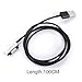 E-PRANCE USB Charging Cable for Sony Xperia Z1(L39T/L39U/L39H), Z2(L50T/L50U/L50W), Z3, Z2 Tablet, Z1 Mini, Z3 Mini, Z3 Compact(Black Color)