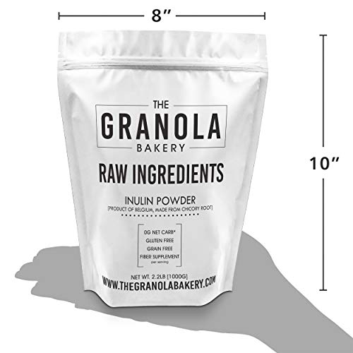 Bulk Inulin Powder (2.2LB) - Natural Chicory Root Fiber | Soluble Prebiotic High Fiber Supplement for Intestinal Support | Non GMO, Gluten Free (Imported from Europe) - Thumbnail 7