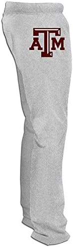 Texas A&amp;m Aggies Logo Men's Fleece Pant Ash
