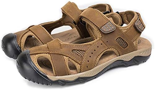 One Max スポーツサンダル メンズ 牛革 大きいサイズ 購入 アウトドア 夏用 登山サンダル つま先保護 紳士用 水陸両用 ビーチサンダル コンフォート サンダル 軽量 革 通気