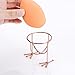 Hestya Makeup Sponge Holder Egg Sponge Stand Puff Display Stand Dryer Rack Makeup Sponge Support (Sponge is not included), 2 Pieces (Rose Gold)