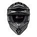 Raider Wildfire MX Helmet (Matte Black, Large)