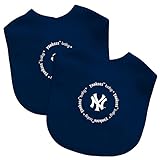 Baby Fanatic Team Color Bibs, NY Yankees, 2-Count