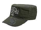 Jeep 1941 Men's Adjustable Military Radar Cap,Green