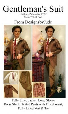 Gentleman's Suit Pattern for Matt O'Neill By Tonner