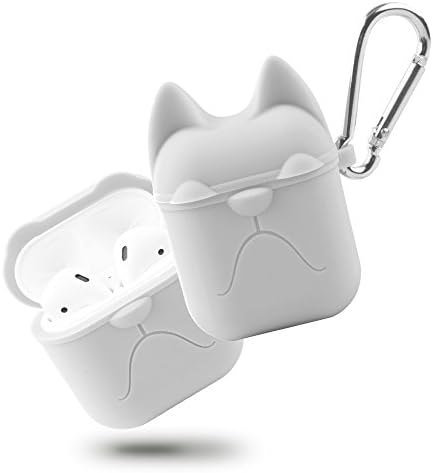 Airpods case Soft silicone rubber protective case Waterproof Skin texture Shock Proof Anti-Scratch Shock resistant For Apple Airpods Accessories