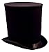 Jacobson Hat Company Men's Adult Permasilk Top Hat, Black, Adult Small