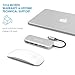 USB C Hub, HooToo USB C Adapter with 100W Type C Power Delivery, HDMI Output, Card Reader, 3 USB 3.0 Ports for MacBook Pro and Windows Type C Laptop - Silver