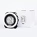 Loud Alarm Clock for Heavy Sleepers - Simple Digital Clock Battery Operated for Hearing Impaired - Easy to Set Electronic Twin Bell Snooze Portable LCD Clock for Kids