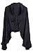 Debra Weitzner Womens Cashmere-feel Knit Shawl Wrap Cape with Ruffled Trim