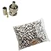 CNAweb BNC Male Hex Crimp-On Connector 3 Piece RG59/62, 100-Pack