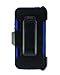 WallSkiN Turtle Series Cases for iPhone 5/5S/5SE (Only) Full Body Protection with Screen Protector & Kickstand & Holster - Midnight (Navy Blue/Blue)