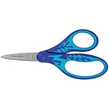 Fiskars 194330-1007 Left-Handed Kids Scissors, 5 Inch, Blue Lightning
