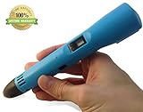 Dream Maker Pens - 3D Printing Pen for 3D Drawing, Arts & Crafts, Home School Teaching and Includes VIP FREE Templates, Template Club Access, ABS Plastic Filament - 3D Printer Replacement