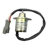 1503ES-12S5SUC11S 41-6383 SA-4564 M810324 12V Fuel Cut Down Solenoid - SINOCMP Shut Off Solenoid for Thermo King Engine Stop Solenoid Parts, 3 Month Warranty