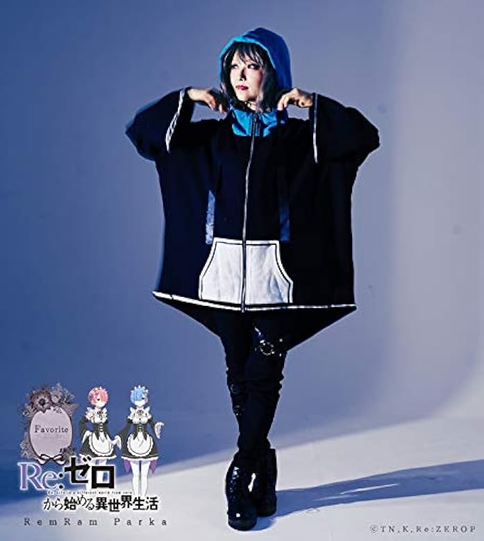 Amazon Favoriteオリジナル Re ゼロから始める異世界生活 Favoriteコラボ レムデザインベルスリーブパーカー アニメ ゲーム 予約 1月30日頃より順次発送予定 返品交換不可 トレーナー パーカー 通販