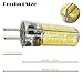 GLMING 5W GY6.35 72-5730 SMD LED Bulb G6.35 Bi-pin base AC12V DC12V-24V Silicone Crystal Corn Bulb 450Lumens Warm White Pack of 2