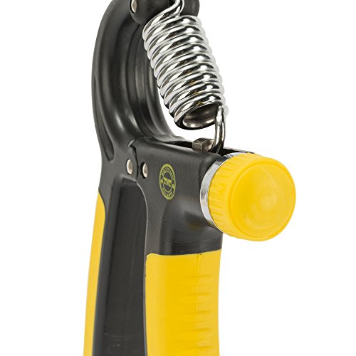 Hand Grip Strengthener - with Non-Slip Grips & Easy Tension Dial Technology for Adjustable Resistance - Strength Trainer & Exerciser for Forearm, Wrist, Hands Exercise, Arm Workout - Thumbnail 3