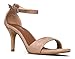 J. Adams Dove Ankle Strap Womens Stiletto For Women Sexy - Open Toe Strappy Heels, Wedding Shoes For Bride, Summer Heels and Bridal Shoes