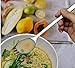 COMIART Stainless Steel Sporks, 6.1 Inch Fork Spoon 2 in 1 for Elderly Household Use Camping Travel Hiking Party, Flatware for Spaghetti Salad Fruit Appetizer Ice Cream Dessert, Pack of 4