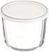 Bormioli Rocco Frigoverre Round Tall Storage Container with Frosted Lid, 23-3/4-Ounce