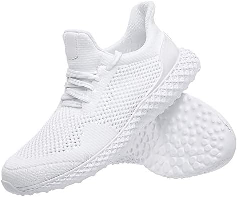 Azooken Men's Lightweight Lace Up Casual Walking Shoes Women Breathable Athletic Fitness Jogging Tennis Cycling Running Sneakers