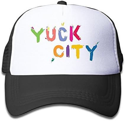 Toddler Yuck Logo Adjustable Snapback Mesh Caps Black One Size
