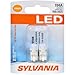 SYLVANIA 194ASL.BP2 W5W Amber LED Bulb, (Contains 2 Bulbs)
