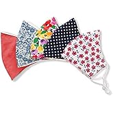 HOPE LOVE SHINE Face Mask Adjustable Filter Pocket Reusable Breathable Washable Cloth Mask Face Masks for Women Men - 5 Pack