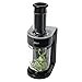 Oster Easy-to-Use Electric Spiralizer with 2 Spiralizer Blades (sized for spaghetti and fettuccine noodles), Black
