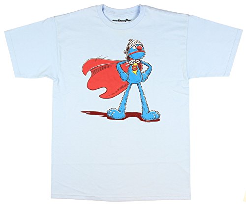 Sesame Street Grover Stands Tall Men's T-Shirt (Large)