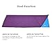 My Sky Yoga Towel, Yoga Mat Towel Non Slip 72”x24” Absorbent Microfiber Hand Towel for Vinyasa Hot Yoga Bikram