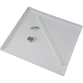 WESTLAND SALES PI-22 Drain-A-Way Pan 24" X 22.5", White
