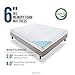 LUCID 6 Inch Gel Infused Memory Foam Mattress - Firm Feel - Perfect for Children - CertiPUR-US Certified - 10 Year warranty - Full