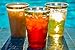 12oz Gold Rimmed Plastic Cups 100 Count BPA Free. Hard and Clear Disposable Tumblers. for Parties, Weddings, Dessert, Snacks